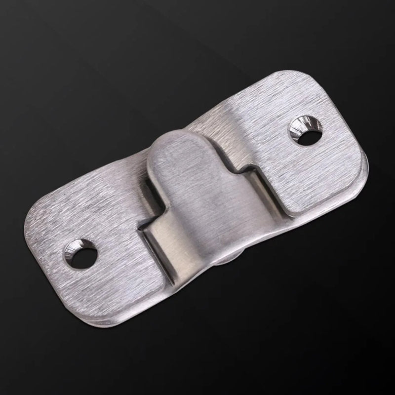 10pcs Aço Inoxidável Ganchos "mão amiga" para fixação de paineis, quadros etc.